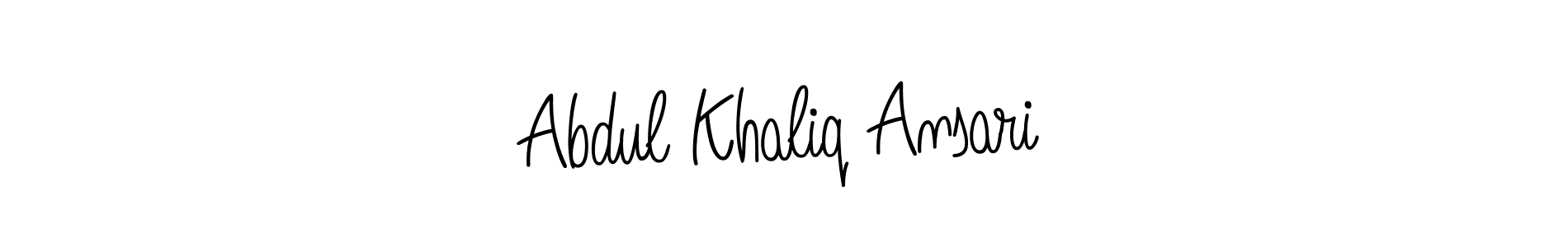 How to Draw Abdul Khaliq Ansari signature style? Angelique-Rose-font-FFP is a latest design signature styles for name Abdul Khaliq Ansari. Abdul Khaliq Ansari signature style 5 images and pictures png