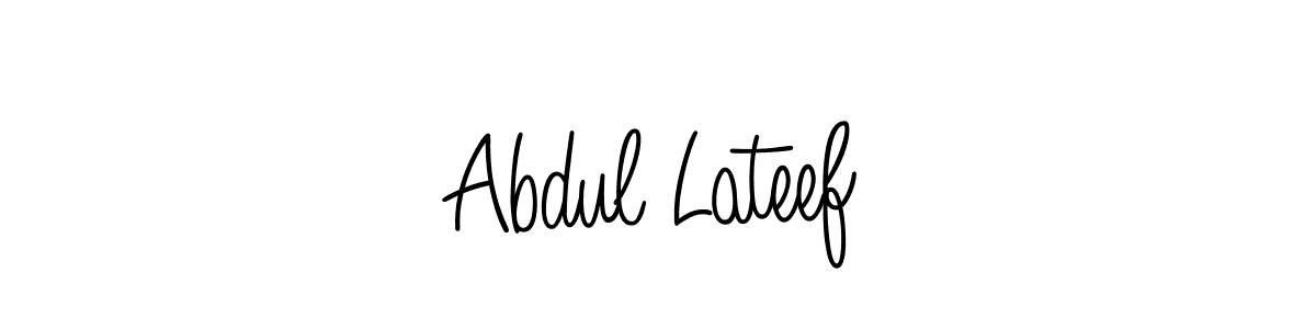 Use a signature maker to create a handwritten signature online. With this signature software, you can design (Angelique-Rose-font-FFP) your own signature for name Abdul Lateef. Abdul Lateef signature style 5 images and pictures png