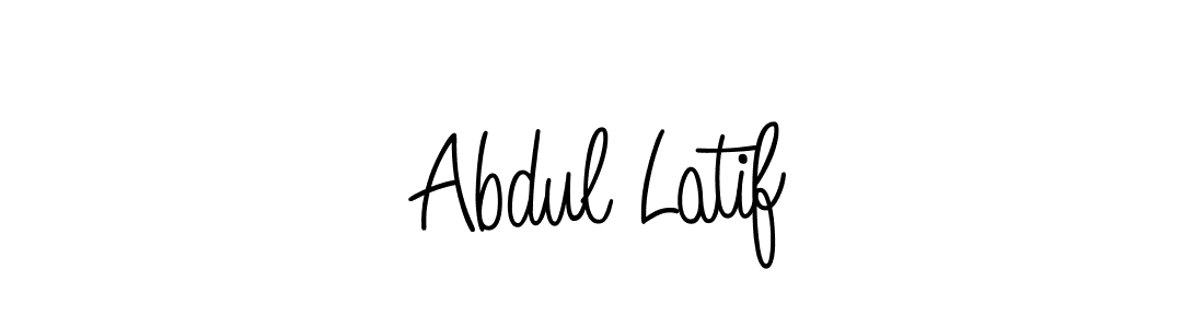 Use a signature maker to create a handwritten signature online. With this signature software, you can design (Angelique-Rose-font-FFP) your own signature for name Abdul Latif. Abdul Latif signature style 5 images and pictures png