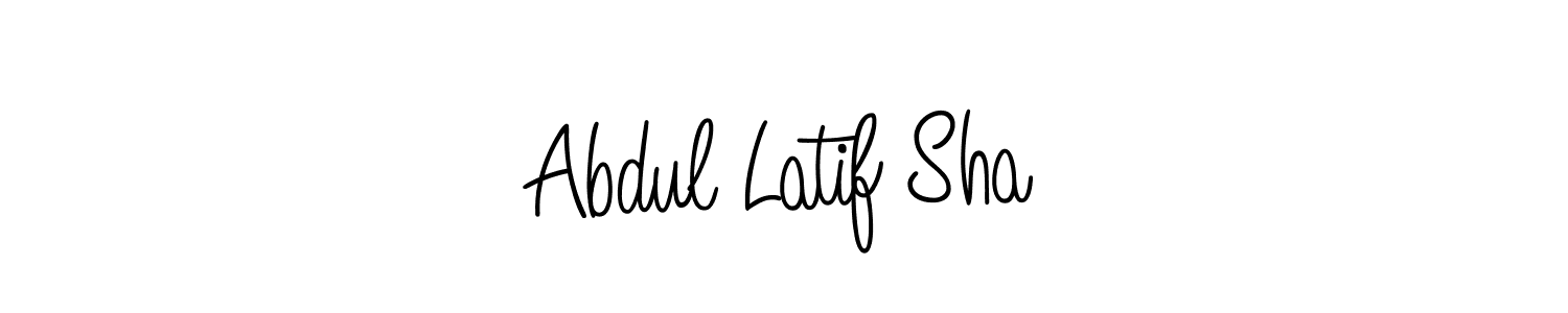You should practise on your own different ways (Angelique-Rose-font-FFP) to write your name (Abdul Latif Sha) in signature. don't let someone else do it for you. Abdul Latif Sha signature style 5 images and pictures png