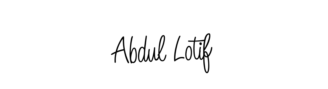 How to Draw Abdul Lotif signature style? Angelique-Rose-font-FFP is a latest design signature styles for name Abdul Lotif. Abdul Lotif signature style 5 images and pictures png