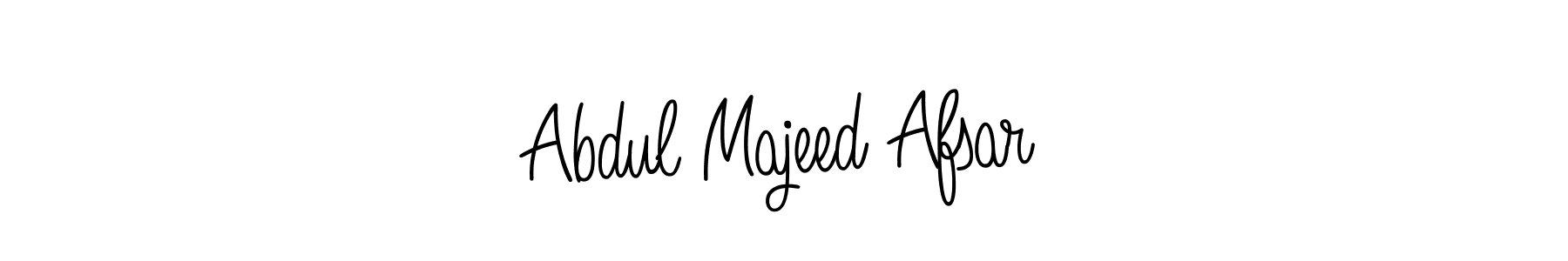 Make a beautiful signature design for name Abdul Majeed Afsar. With this signature (Angelique-Rose-font-FFP) style, you can create a handwritten signature for free. Abdul Majeed Afsar signature style 5 images and pictures png