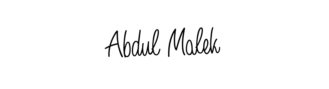 Design your own signature with our free online signature maker. With this signature software, you can create a handwritten (Angelique-Rose-font-FFP) signature for name Abdul Malek. Abdul Malek signature style 5 images and pictures png