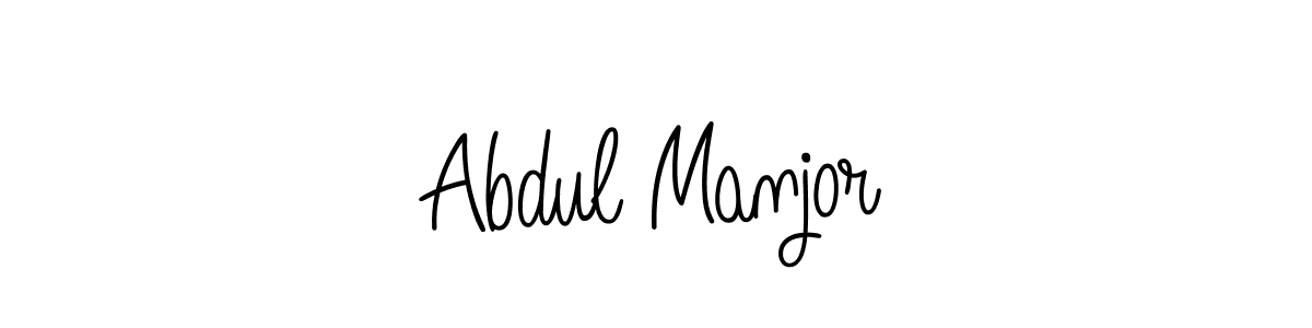 if you are searching for the best signature style for your name Abdul Manjor. so please give up your signature search. here we have designed multiple signature styles  using Angelique-Rose-font-FFP. Abdul Manjor signature style 5 images and pictures png