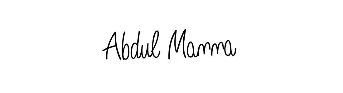 How to Draw Abdul Manna signature style? Angelique-Rose-font-FFP is a latest design signature styles for name Abdul Manna. Abdul Manna signature style 5 images and pictures png