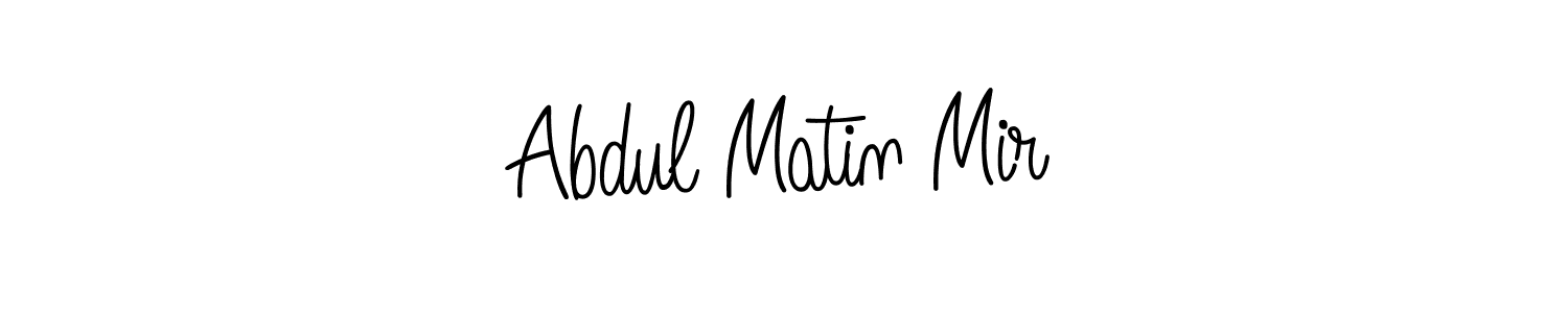 Best and Professional Signature Style for Abdul Matin Mir. Angelique-Rose-font-FFP Best Signature Style Collection. Abdul Matin Mir signature style 5 images and pictures png