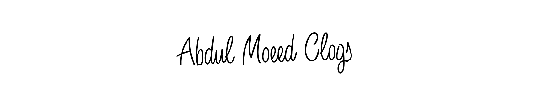 Similarly Angelique-Rose-font-FFP is the best handwritten signature design. Signature creator online .You can use it as an online autograph creator for name Abdul Moeed Clogs. Abdul Moeed Clogs signature style 5 images and pictures png