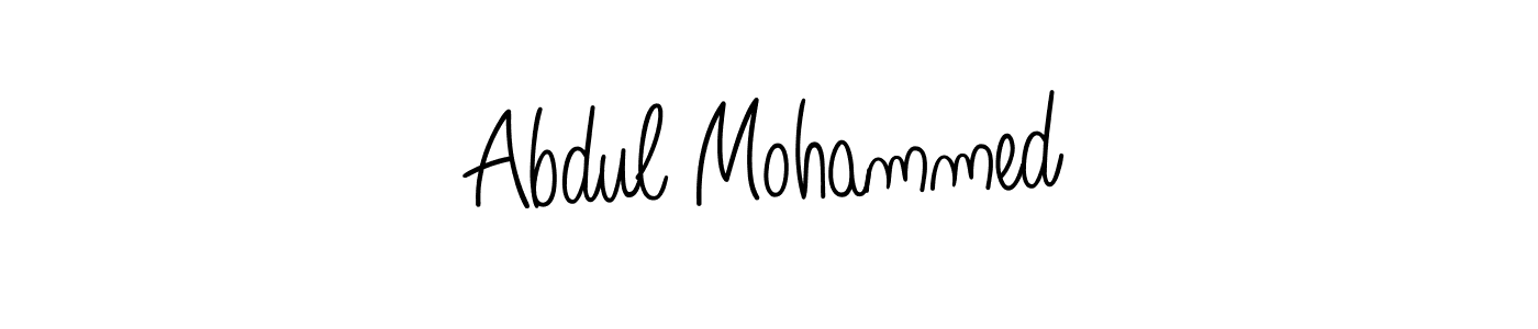 How to make Abdul Mohammed signature? Angelique-Rose-font-FFP is a professional autograph style. Create handwritten signature for Abdul Mohammed name. Abdul Mohammed signature style 5 images and pictures png