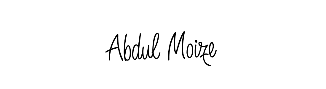 The best way (Angelique-Rose-font-FFP) to make a short signature is to pick only two or three words in your name. The name Abdul Moize include a total of six letters. For converting this name. Abdul Moize signature style 5 images and pictures png