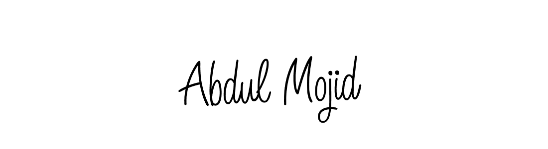Make a beautiful signature design for name Abdul Mojid. With this signature (Angelique-Rose-font-FFP) style, you can create a handwritten signature for free. Abdul Mojid signature style 5 images and pictures png