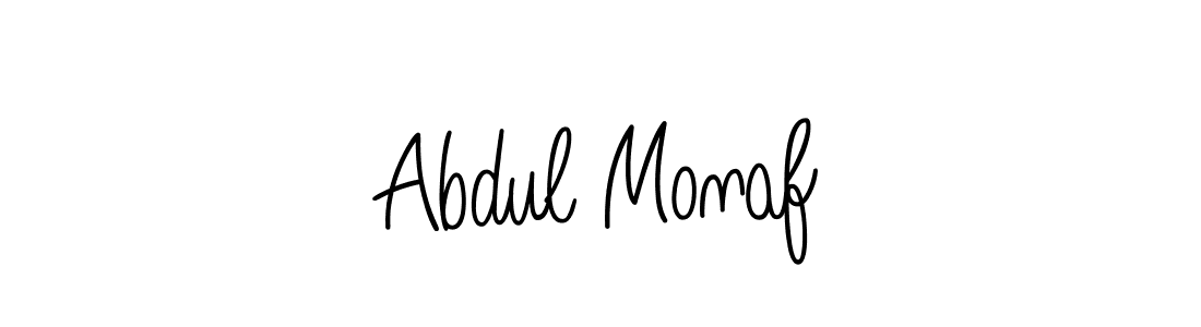 Also You can easily find your signature by using the search form. We will create Abdul Monaf name handwritten signature images for you free of cost using Angelique-Rose-font-FFP sign style. Abdul Monaf signature style 5 images and pictures png