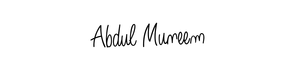 Create a beautiful signature design for name Abdul Muneem. With this signature (Angelique-Rose-font-FFP) fonts, you can make a handwritten signature for free. Abdul Muneem signature style 5 images and pictures png