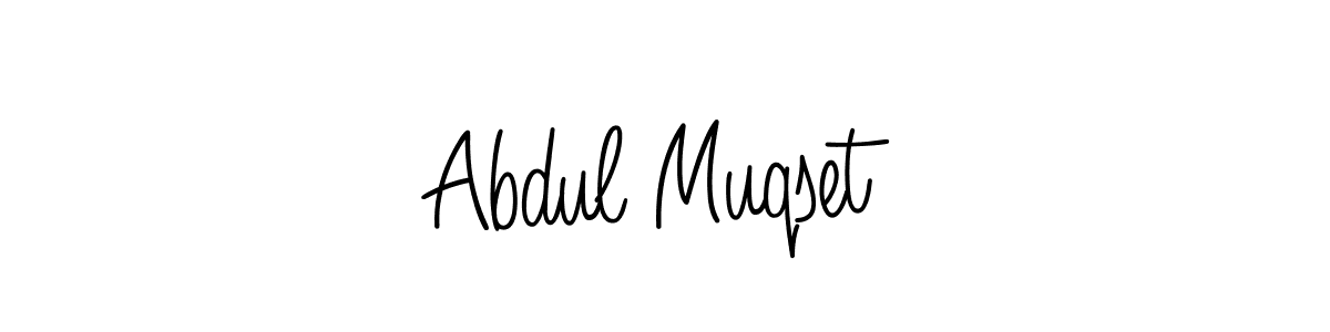 How to make Abdul Muqset signature? Angelique-Rose-font-FFP is a professional autograph style. Create handwritten signature for Abdul Muqset name. Abdul Muqset signature style 5 images and pictures png