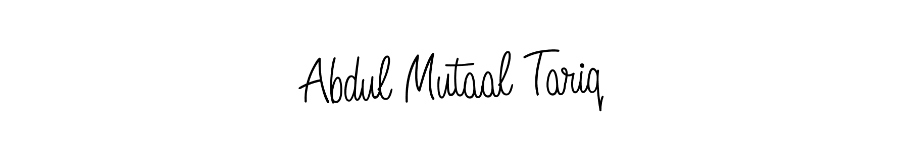 You can use this online signature creator to create a handwritten signature for the name Abdul Mutaal Tariq. This is the best online autograph maker. Abdul Mutaal Tariq signature style 5 images and pictures png