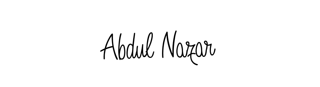 Make a beautiful signature design for name Abdul Nazar. Use this online signature maker to create a handwritten signature for free. Abdul Nazar signature style 5 images and pictures png