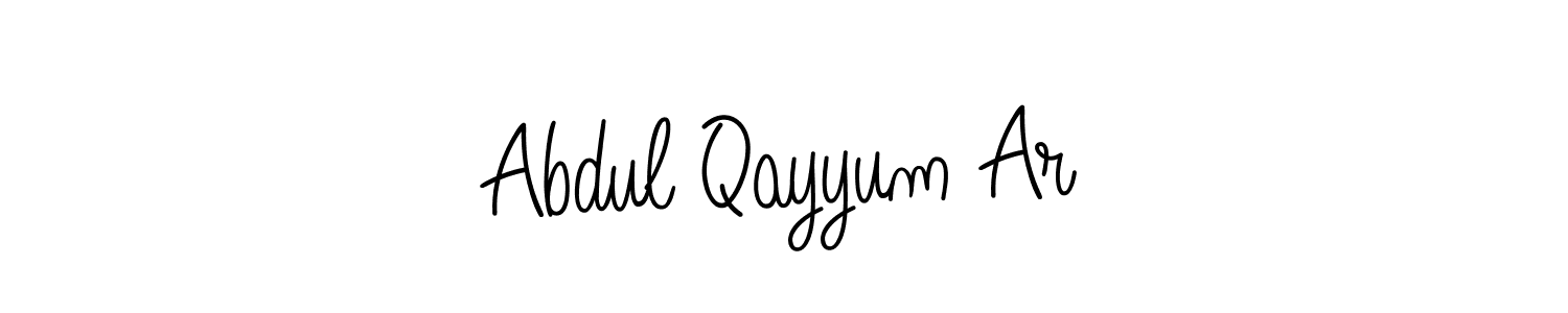 How to make Abdul Qayyum Ar signature? Angelique-Rose-font-FFP is a professional autograph style. Create handwritten signature for Abdul Qayyum Ar name. Abdul Qayyum Ar signature style 5 images and pictures png