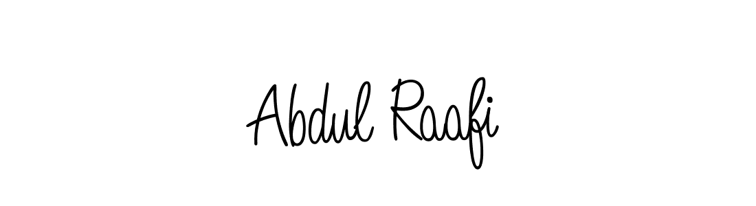 Make a beautiful signature design for name Abdul Raafi. With this signature (Angelique-Rose-font-FFP) style, you can create a handwritten signature for free. Abdul Raafi signature style 5 images and pictures png