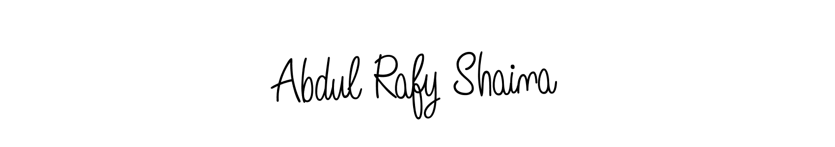 Create a beautiful signature design for name Abdul Rafy Shaina. With this signature (Angelique-Rose-font-FFP) fonts, you can make a handwritten signature for free. Abdul Rafy Shaina signature style 5 images and pictures png