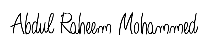 Quickly download Abdul Raheem Mohammed name signature in high-resolution PNG using Angelique-Rose-font-FFP style. Ready to insert into PDFs and online applications. Abdul Raheem Mohammed signature style 5 images and pictures png