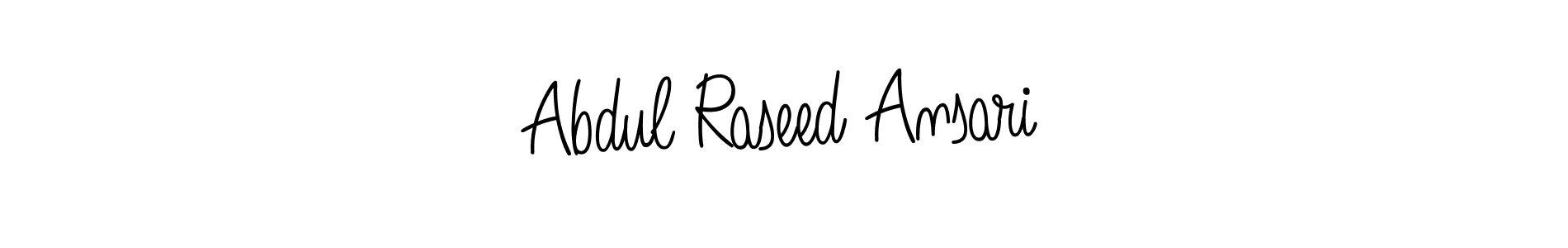 Abdul Raseed Ansari stylish signature style. Best Handwritten Sign (Angelique-Rose-font-FFP) for my name. Handwritten Signature Collection Ideas for my name Abdul Raseed Ansari. Abdul Raseed Ansari signature style 5 images and pictures png