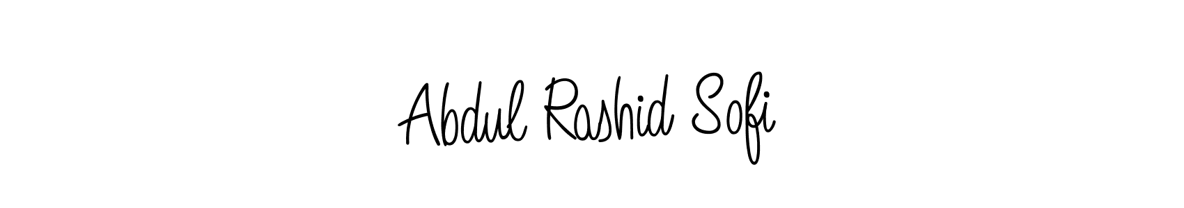 Similarly Angelique-Rose-font-FFP is the best handwritten signature design. Signature creator online .You can use it as an online autograph creator for name Abdul Rashid Sofi. Abdul Rashid Sofi signature style 5 images and pictures png