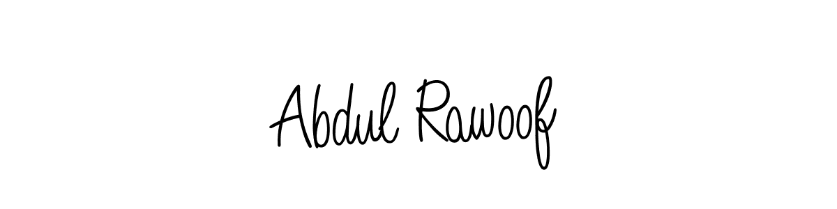 Once you've used our free online signature maker to create your best signature Angelique-Rose-font-FFP style, it's time to enjoy all of the benefits that Abdul Rawoof name signing documents. Abdul Rawoof signature style 5 images and pictures png