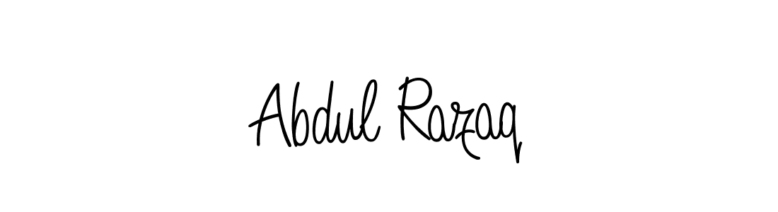 Abdul Razaq stylish signature style. Best Handwritten Sign (Angelique-Rose-font-FFP) for my name. Handwritten Signature Collection Ideas for my name Abdul Razaq. Abdul Razaq signature style 5 images and pictures png