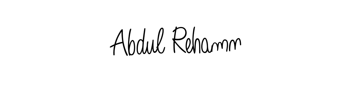 Check out images of Autograph of Abdul Rehamn name. Actor Abdul Rehamn Signature Style. Angelique-Rose-font-FFP is a professional sign style online. Abdul Rehamn signature style 5 images and pictures png