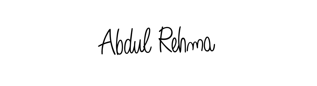 Make a short Abdul Rehma signature style. Manage your documents anywhere anytime using Angelique-Rose-font-FFP. Create and add eSignatures, submit forms, share and send files easily. Abdul Rehma signature style 5 images and pictures png