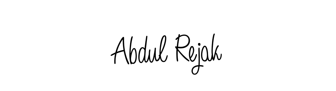 Design your own signature with our free online signature maker. With this signature software, you can create a handwritten (Angelique-Rose-font-FFP) signature for name Abdul Rejak. Abdul Rejak signature style 5 images and pictures png