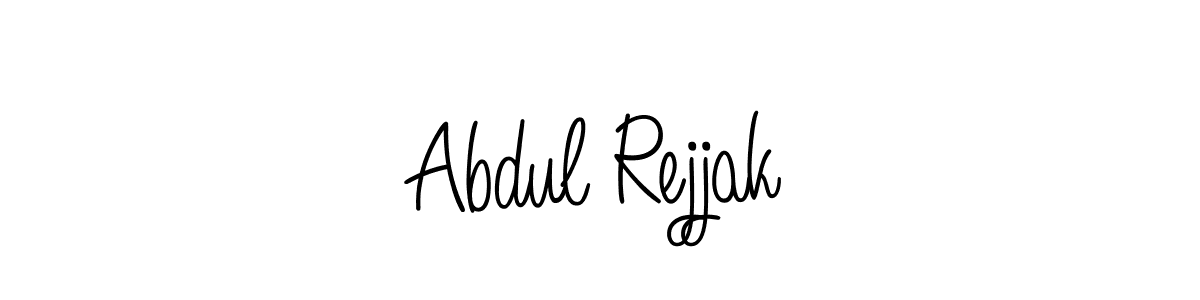 Also we have Abdul Rejjak name is the best signature style. Create professional handwritten signature collection using Angelique-Rose-font-FFP autograph style. Abdul Rejjak signature style 5 images and pictures png