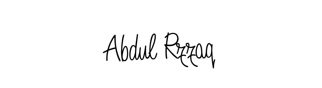 Create a beautiful signature design for name Abdul Rzzaq. With this signature (Angelique-Rose-font-FFP) fonts, you can make a handwritten signature for free. Abdul Rzzaq signature style 5 images and pictures png