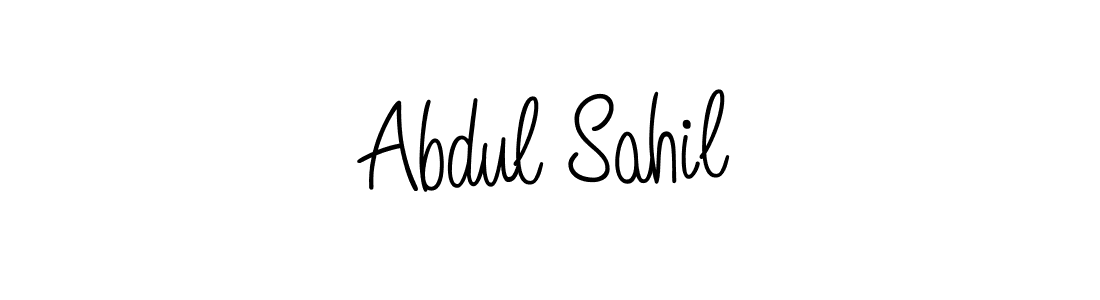 How to make Abdul Sahil signature? Angelique-Rose-font-FFP is a professional autograph style. Create handwritten signature for Abdul Sahil name. Abdul Sahil signature style 5 images and pictures png