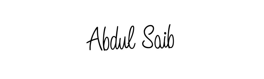 Create a beautiful signature design for name Abdul Saib. With this signature (Angelique-Rose-font-FFP) fonts, you can make a handwritten signature for free. Abdul Saib signature style 5 images and pictures png