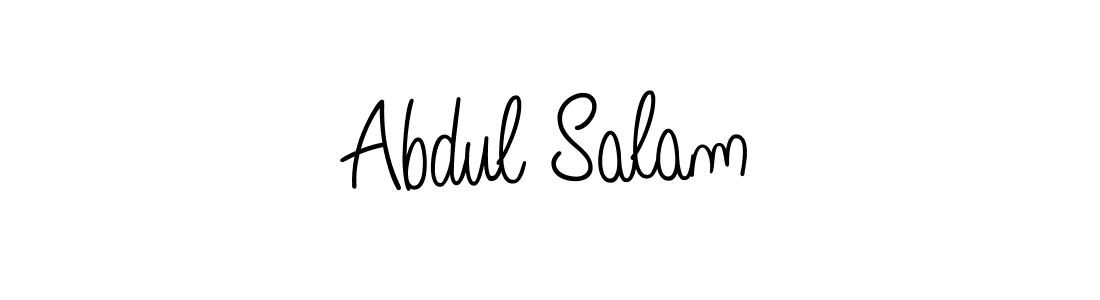 Create a beautiful signature design for name Abdul Salam. With this signature (Angelique-Rose-font-FFP) fonts, you can make a handwritten signature for free. Abdul Salam signature style 5 images and pictures png