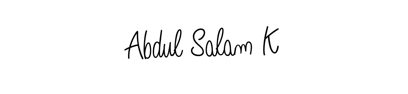 Here are the top 10 professional signature styles for the name Abdul Salam K. These are the best autograph styles you can use for your name. Abdul Salam K signature style 5 images and pictures png