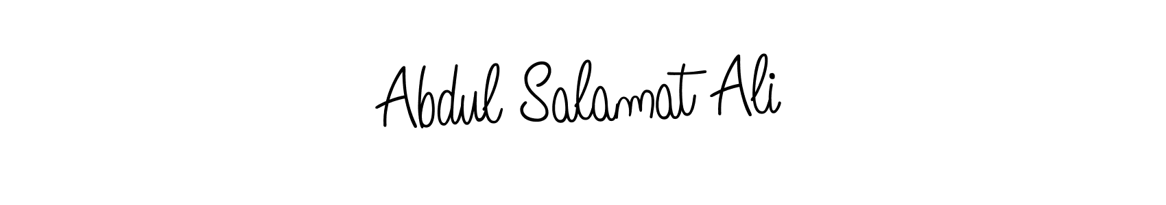Also You can easily find your signature by using the search form. We will create Abdul Salamat Ali name handwritten signature images for you free of cost using Angelique-Rose-font-FFP sign style. Abdul Salamat Ali signature style 5 images and pictures png