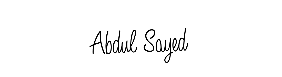 Make a beautiful signature design for name Abdul Sayed. Use this online signature maker to create a handwritten signature for free. Abdul Sayed signature style 5 images and pictures png
