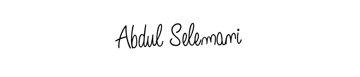 Angelique-Rose-font-FFP is a professional signature style that is perfect for those who want to add a touch of class to their signature. It is also a great choice for those who want to make their signature more unique. Get Abdul Selemani name to fancy signature for free. Abdul Selemani signature style 5 images and pictures png