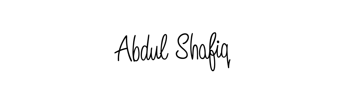 How to make Abdul Shafiq name signature. Use Angelique-Rose-font-FFP style for creating short signs online. This is the latest handwritten sign. Abdul Shafiq signature style 5 images and pictures png
