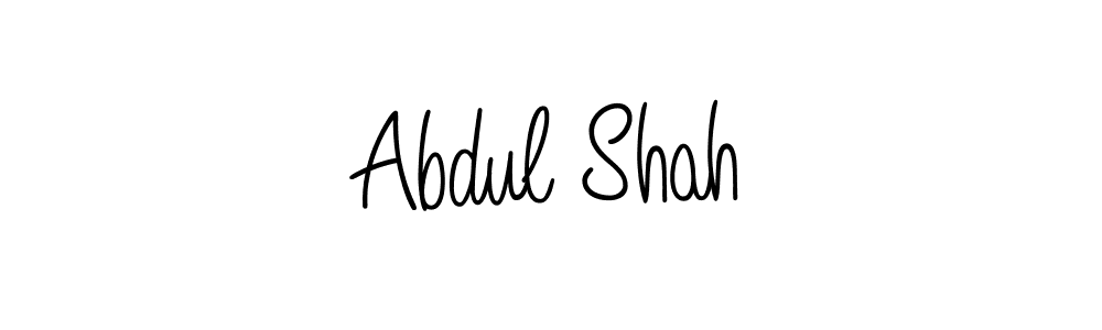 The best way (Angelique-Rose-font-FFP) to make a short signature is to pick only two or three words in your name. The name Abdul Shah include a total of six letters. For converting this name. Abdul Shah signature style 5 images and pictures png