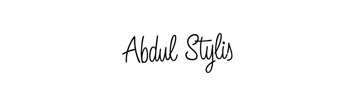 Use a signature maker to create a handwritten signature online. With this signature software, you can design (Angelique-Rose-font-FFP) your own signature for name Abdul Stylis. Abdul Stylis signature style 5 images and pictures png