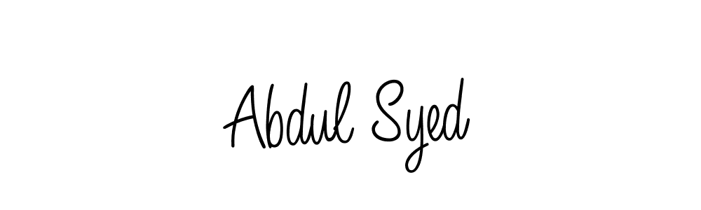The best way (Angelique-Rose-font-FFP) to make a short signature is to pick only two or three words in your name. The name Abdul Syed include a total of six letters. For converting this name. Abdul Syed signature style 5 images and pictures png
