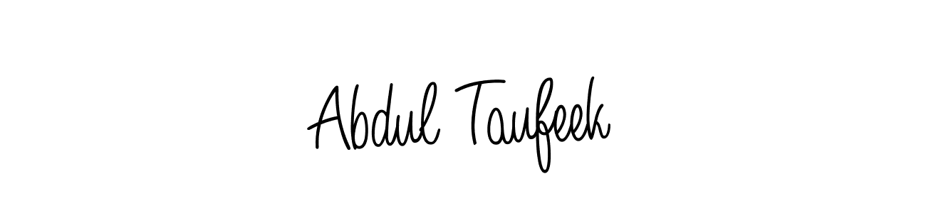 Best and Professional Signature Style for Abdul Taufeek. Angelique-Rose-font-FFP Best Signature Style Collection. Abdul Taufeek signature style 5 images and pictures png