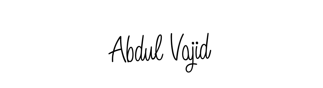 Also You can easily find your signature by using the search form. We will create Abdul Vajid name handwritten signature images for you free of cost using Angelique-Rose-font-FFP sign style. Abdul Vajid signature style 5 images and pictures png