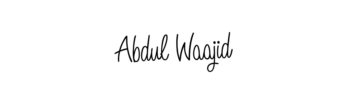 Make a beautiful signature design for name Abdul Waajid. Use this online signature maker to create a handwritten signature for free. Abdul Waajid signature style 5 images and pictures png