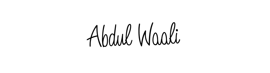 Best and Professional Signature Style for Abdul Waali. Angelique-Rose-font-FFP Best Signature Style Collection. Abdul Waali signature style 5 images and pictures png