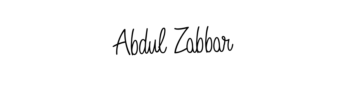 Make a beautiful signature design for name Abdul Zabbar. Use this online signature maker to create a handwritten signature for free. Abdul Zabbar signature style 5 images and pictures png