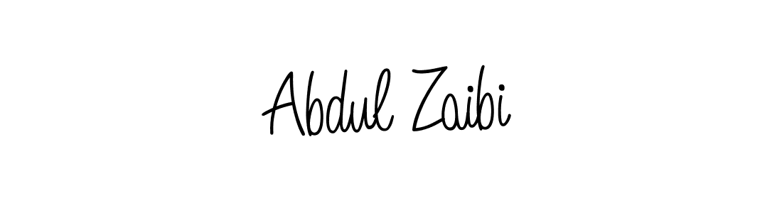 Make a beautiful signature design for name Abdul Zaibi. Use this online signature maker to create a handwritten signature for free. Abdul Zaibi signature style 5 images and pictures png