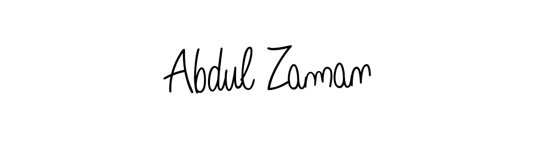 Make a short Abdul Zaman signature style. Manage your documents anywhere anytime using Angelique-Rose-font-FFP. Create and add eSignatures, submit forms, share and send files easily. Abdul Zaman signature style 5 images and pictures png